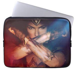 Wonder Woman Blocking With Bracelets Laptop Sleeve