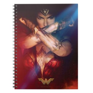 Wonder Woman Blocking With Bracelets Notebook