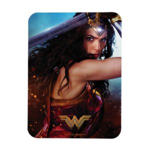 Wonder Woman Blocking With Sword Magnet