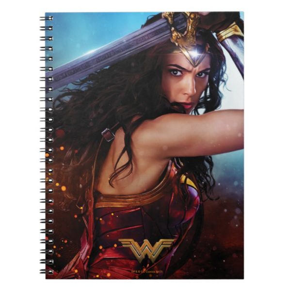Wonder Woman Blocking With Sword Notebook