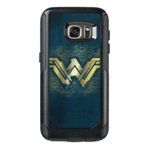 Wonder Woman Brushed Gold Symbol OtterBox Samsung Galaxy S7 Case