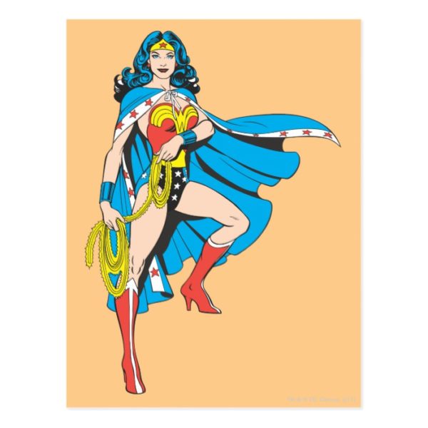 Wonder Woman Cape Postcard