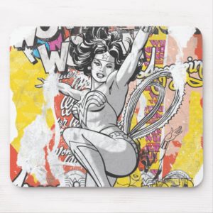 Wonder Woman Collage 1 Mouse Pad