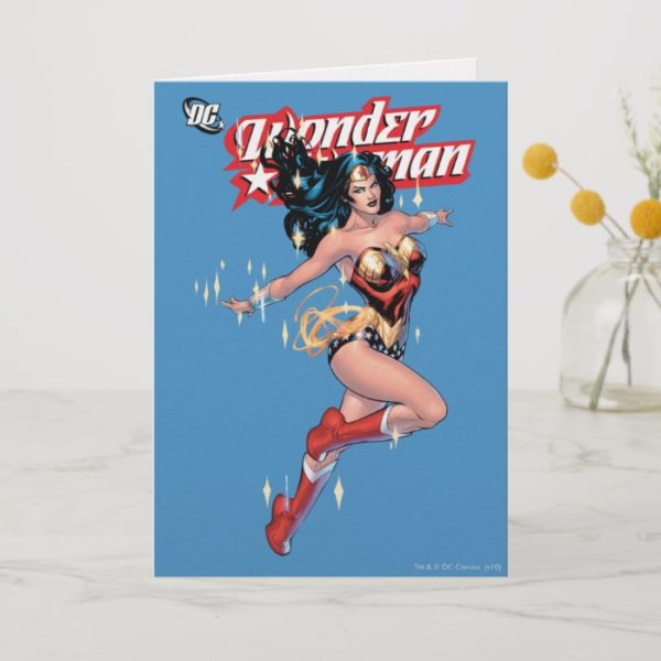 Wonder Woman Comic Cover Card