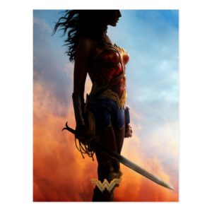 Wonder Woman Duststorm Silhouette Postcard