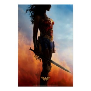 Wonder Woman Duststorm Silhouette Poster