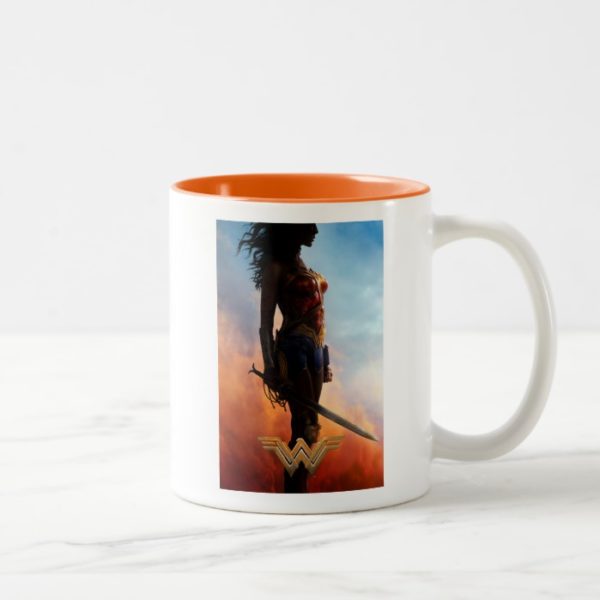 Wonder Woman Duststorm Silhouette Two-Tone Coffee Mug