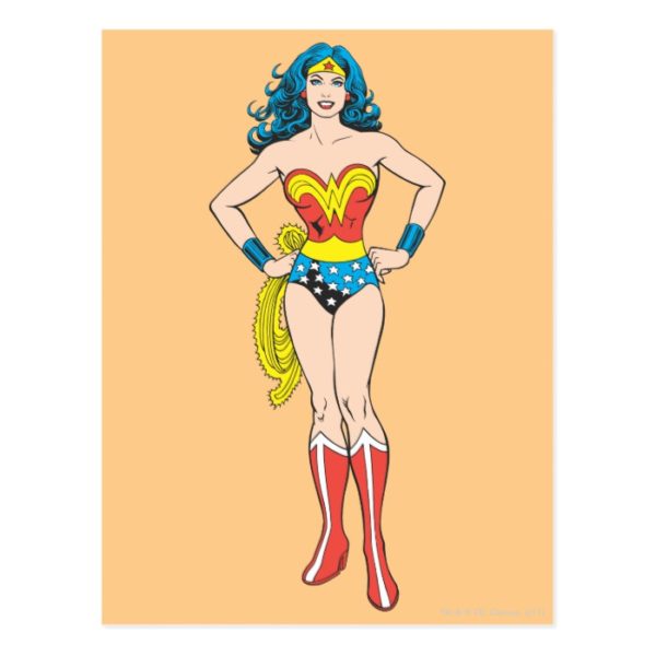 Wonder Woman Hands on Hips Postcard