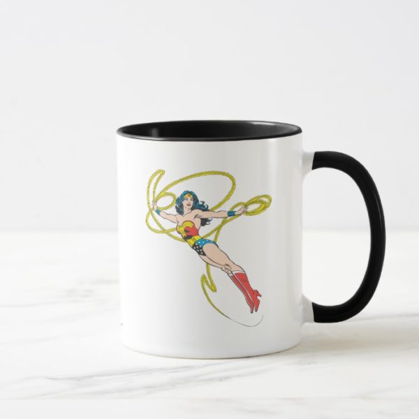 Wonder Woman Holds Lasso 4 Mug