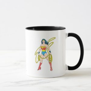 Wonder Woman Holds Lasso 5 Mug