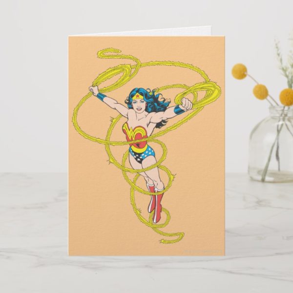 Wonder Woman in Lasso Card