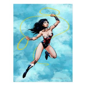 Wonder Woman & Lasso of Truth Postcard