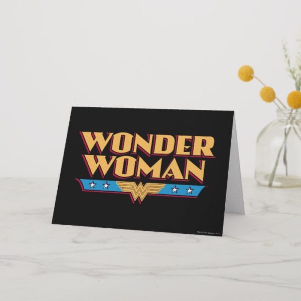 Wonder Woman Logo 2 Card
