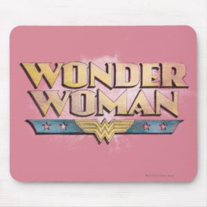 Wonder Woman Pencil Logo Mouse Pad