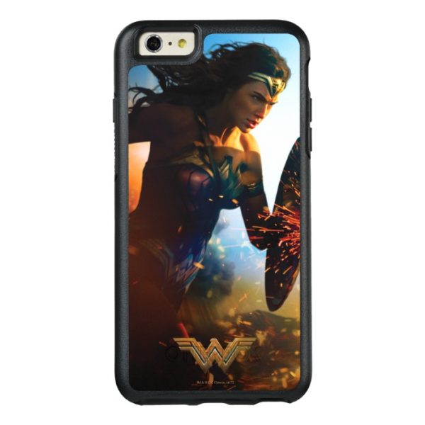 Wonder Woman Running on Battlefield OtterBox iPhone Case