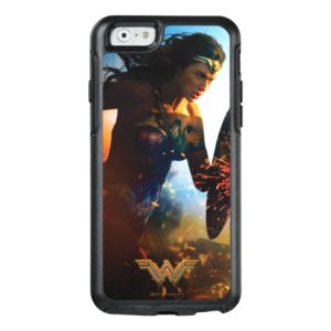 Wonder Woman Running on Battlefield OtterBox iPhone Case