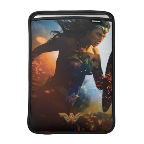 Wonder Woman Running on Battlefield Sleeve For MacBook Air