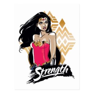 Wonder Woman Strength Postcard