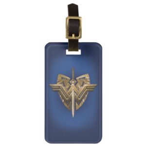 Wonder Woman Symbol With Sword of Justice Bag Tag
