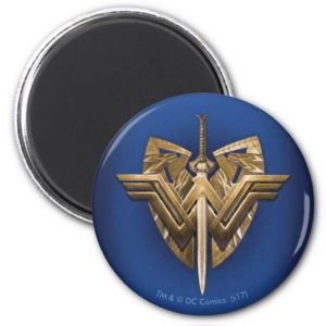 Wonder Woman Symbol With Sword of Justice Magnet