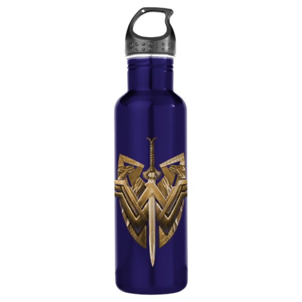 Wonder Woman Symbol With Sword of Justice Water Bottle