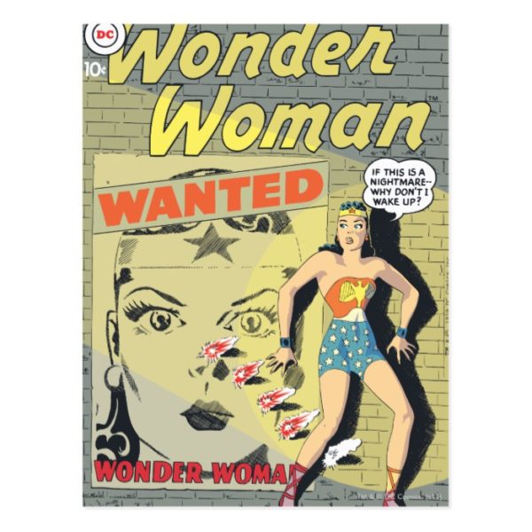 Wonder Woman Wanted Postcard