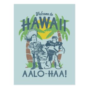 Woody and Buzz - Welcome To Hawaii Postcard