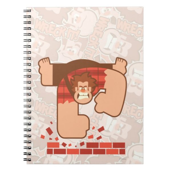 Wreck it Ralph Pounding Bricks Notebook