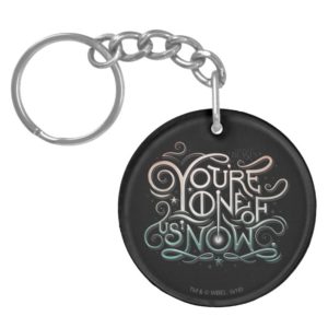 You're One Of Us Now Colorful Graphic Keychain