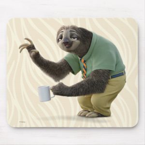 Zootopia | A Working Sloth Mouse Pad