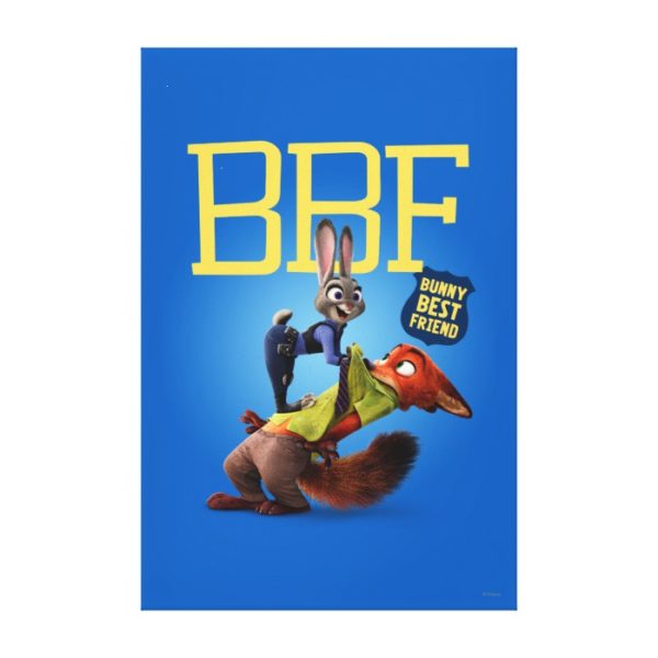 Zootopia | Bunny Best Friend Canvas Print