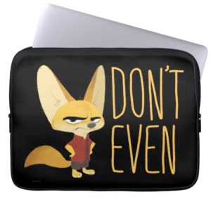 Zootopia | Finnick - Don't Even! Computer Sleeve