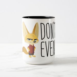 Zootopia | Finnick - Don't Even! Two-Tone Coffee Mug