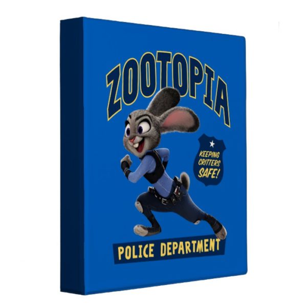Zootopia | Judy Hopps - Keeping Critters Safe! 3 Ring Binder