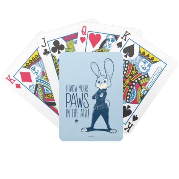 Zootopia | Judy Hopps - Paws in the Air! Bicycle Playing Cards
