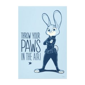 Zootopia | Judy Hopps - Paws in the Air! Canvas Print
