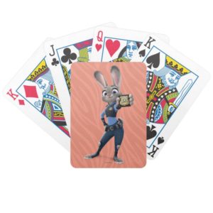 Zootopia | Judy Hopps - Showing Badge Bicycle Playing Cards