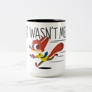 Zootopia | Nick Wilde - It Wasn't Me Two-Tone Coffee Mug