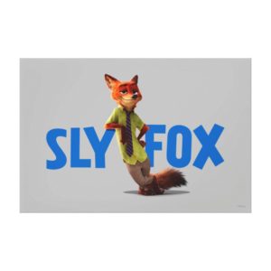 Zootopia | Nick Wilde - One Sly Fox Canvas Print