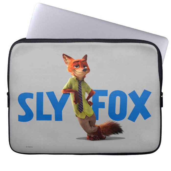 Zootopia | Nick Wilde - One Sly Fox Computer Sleeve