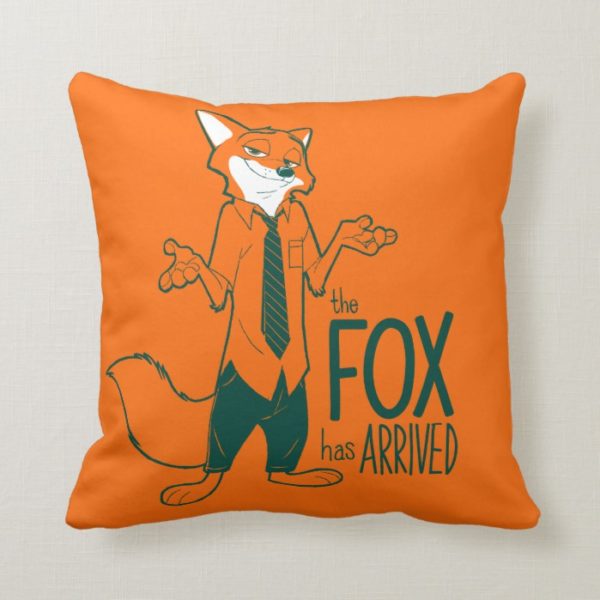 Zootopia | Nick Wilde - The Fox has Arrived Throw Pillow