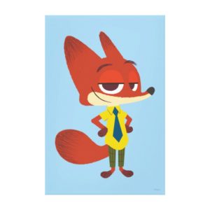 Zootopia | Nick Wilde - The Sly Fox Canvas Print