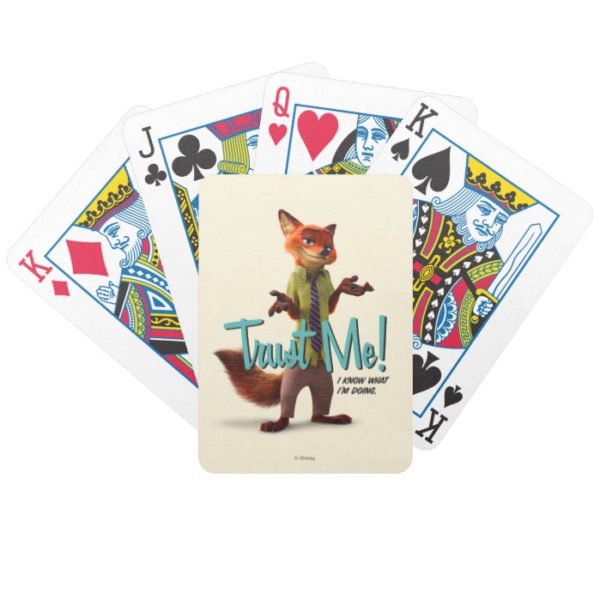 Zootopia | Nick Wilde - Trust Me! Bicycle Playing Cards