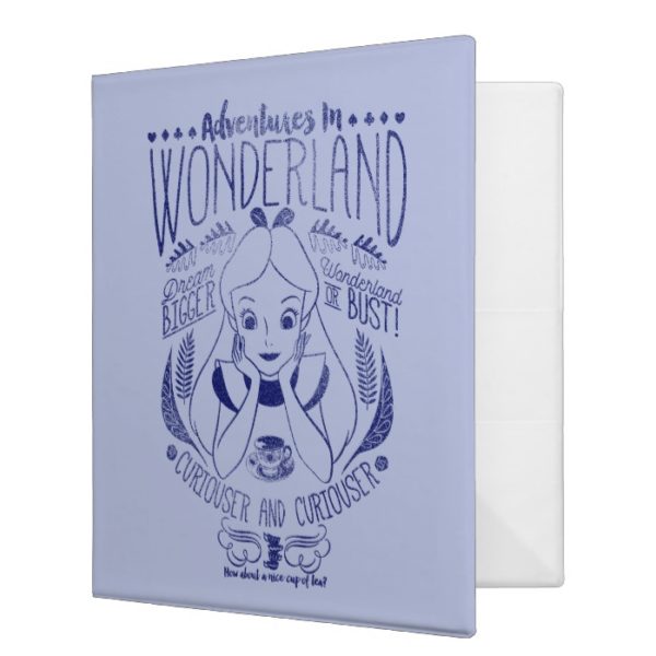 Alice | Adventures In Wonderland 3 Ring Binder