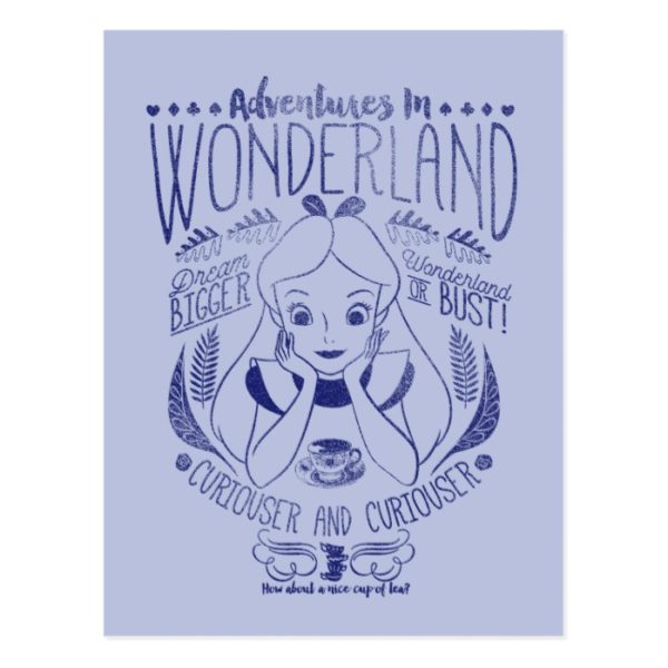 Alice | Adventures In Wonderland Postcard