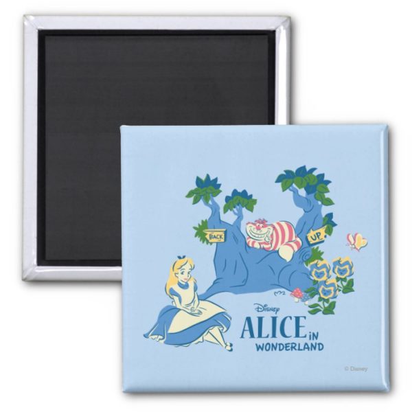 Alice and Cheshire Cat Magnet
