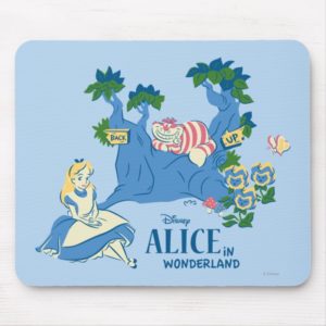 Alice and Cheshire Cat Mouse Pad