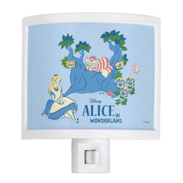 Alice and Cheshire Cat Night Light