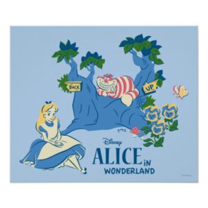 Alice and Cheshire Cat Poster