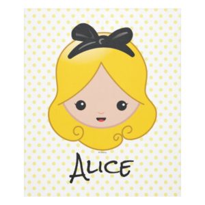 Alice in Wonderland | Alice Emoji Fleece Blanket